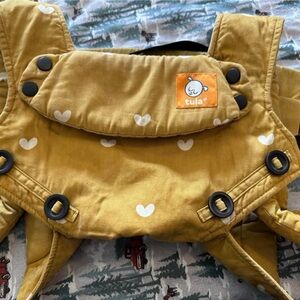 Tula Free To Grow Heart Pattern Mustard Yellow Carrier